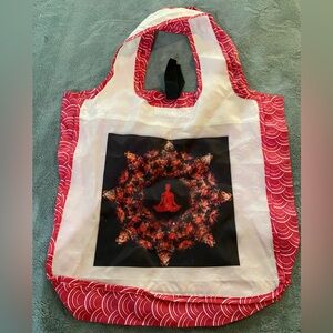 Crystal mediation sholder bag grocery or shopping bag NEW Red